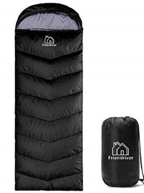XL Size Upgraded Version of Camping Sleeping Bag 4 Seasons Warm and Cool